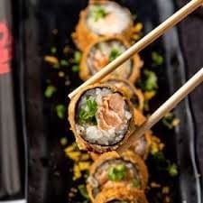 Salmão creem cheese e cebolinha, empanadado #Hot