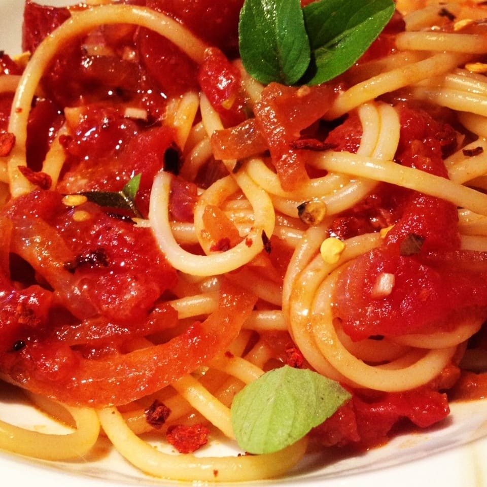 Spaghetti a molho de tomate (Sugo)  400g, 500g ou 750g