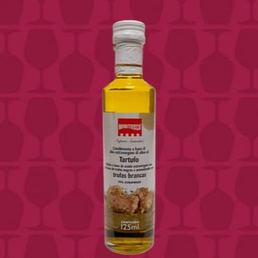A Montosco é marca líder no mercado italiano de temperos e garante hábitos saudáveis sem abdicar do sabor. Seus produtos são 100% naturais e as embalagens são totalmente recicláveis. Este azeite passa por um processo de aromatização por infusão com a trufa branca, o que garante naturalmente aroma e sabor únicos. Utilize para finalizar pratos como rosbife, pizzas, massas e risotos.