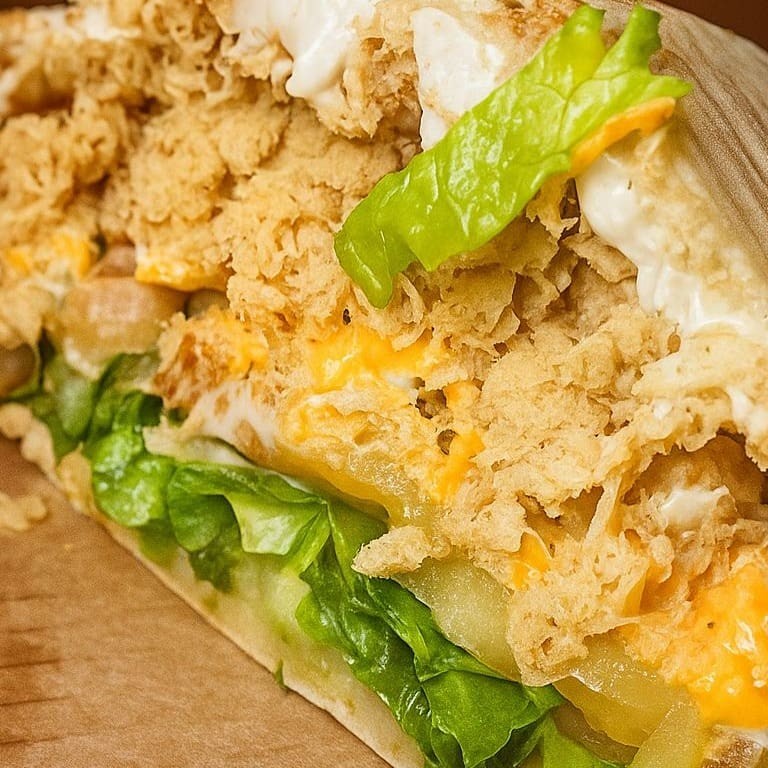 Delicioso Beirute de frango, Alface, Maionese temperada, Tomate, dois ovos, cheddar, Catupiry.