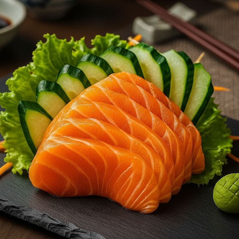 Deliciosas fatias da parte mais nobre do peixe