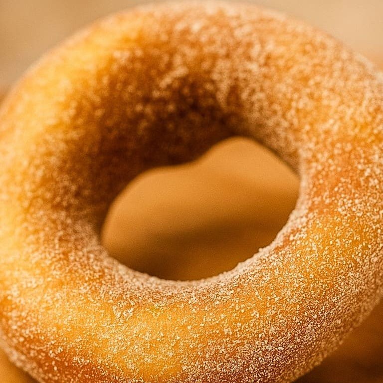 Delicioso Donuts com a qualidade Kidelicia que voce ja conhece, banhado com canela e acucar.