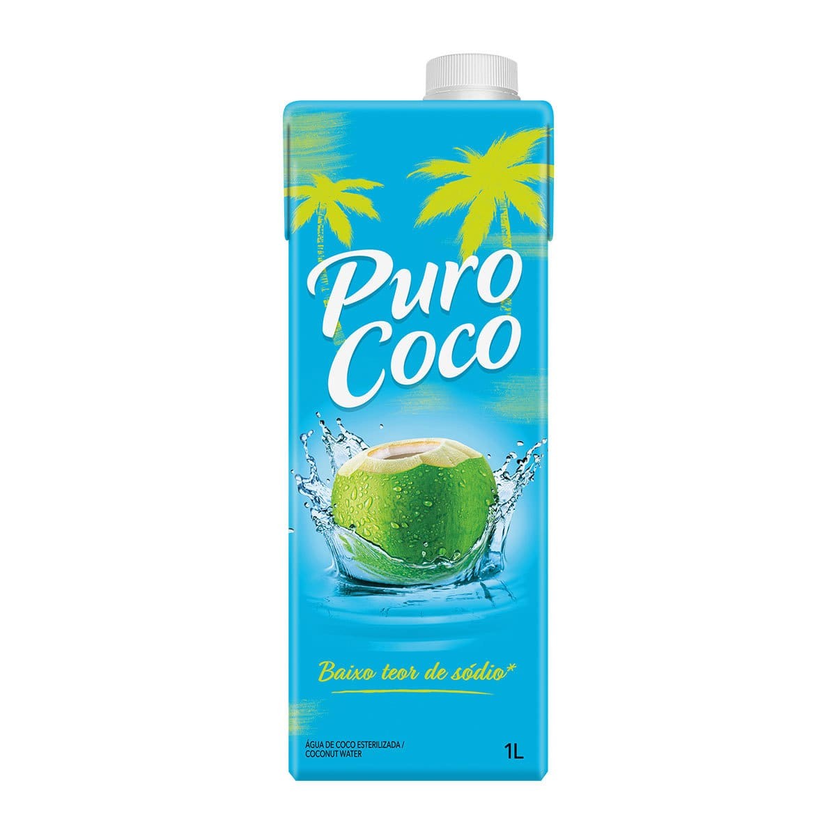 Água de coco puro coco de 1 lt