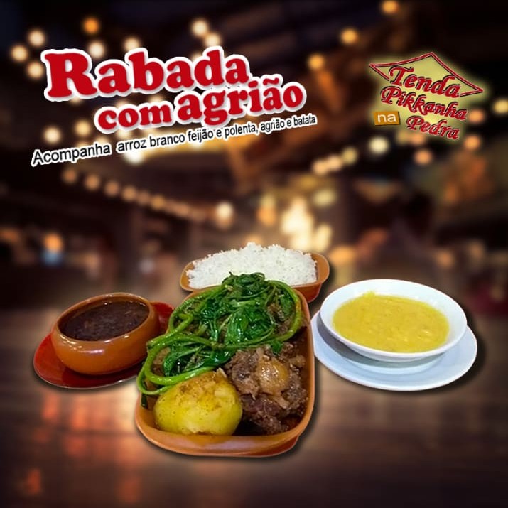 Polenta, batata cozida, arroz, feijão. tempo de preparo de 40 minutos.