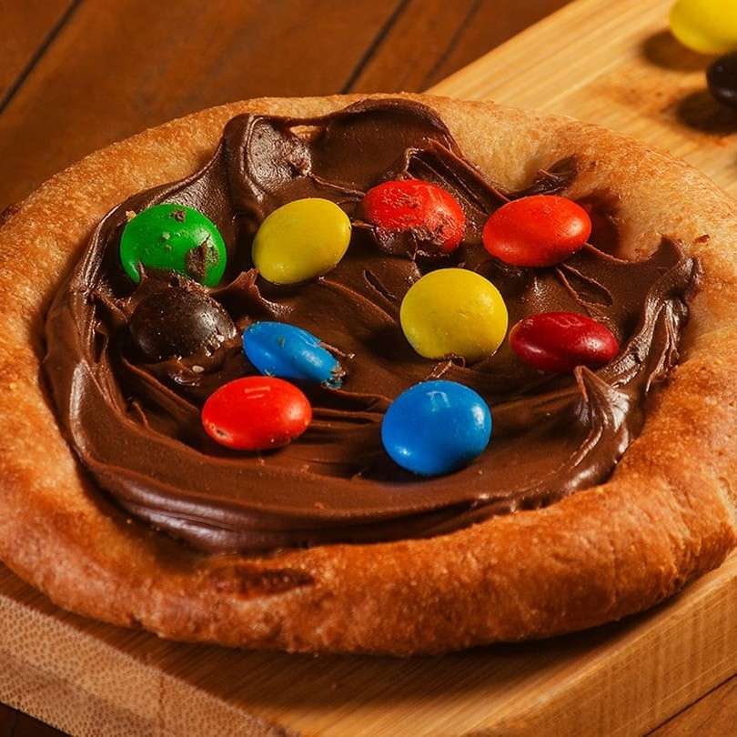 Chocolate ao leite com m&m