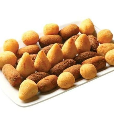 Salgadinhos sortidos. Salgadinhos - 50 unidades + Coca Cola Zero 2l