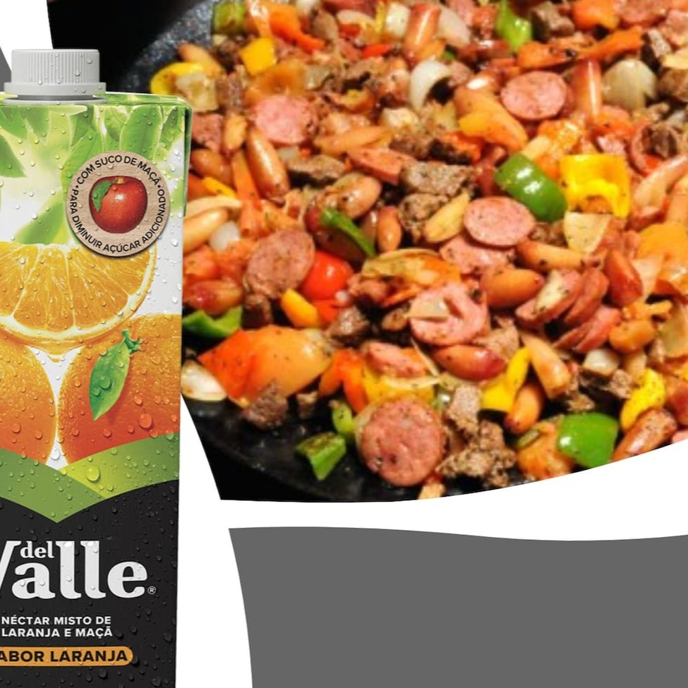Fantástica combinação de sabores com tempero caseiro, acompanha arroz, feijão, molho à campanha, farofinha e batata frita + suco de laranja 1lt geladinho