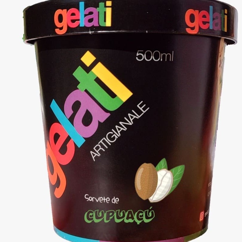 A pura fruta do cupuaçu na forma de um cremoso sorvete zero lactose *-*