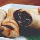 Massa de rolinho primavera com chocolate