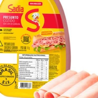 Presunto Sadia Fatiado 100gr