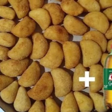 100 salgadinhos fritos+10 churros recheados+1 Kuat 2 litros por apenas R$ 79,99