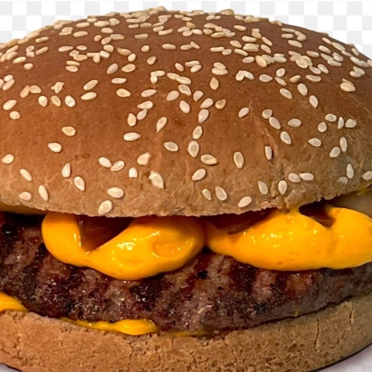 Delicioso X-Cheddar contendo, Pão, Carne,Cheddar, Salada e Molho especial