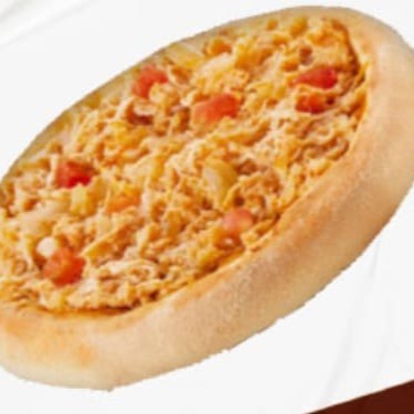 Frango desfiado ao molho de tomate, cebola e especiarias (Não retiramos a cebola)