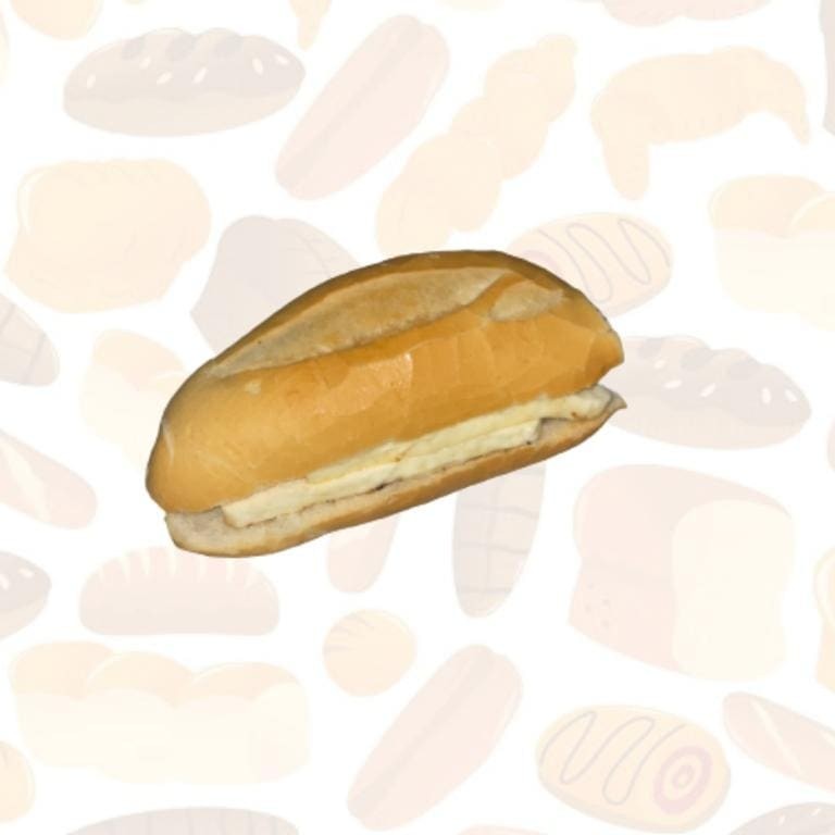 Sanduiche de manteiga com queijo minas