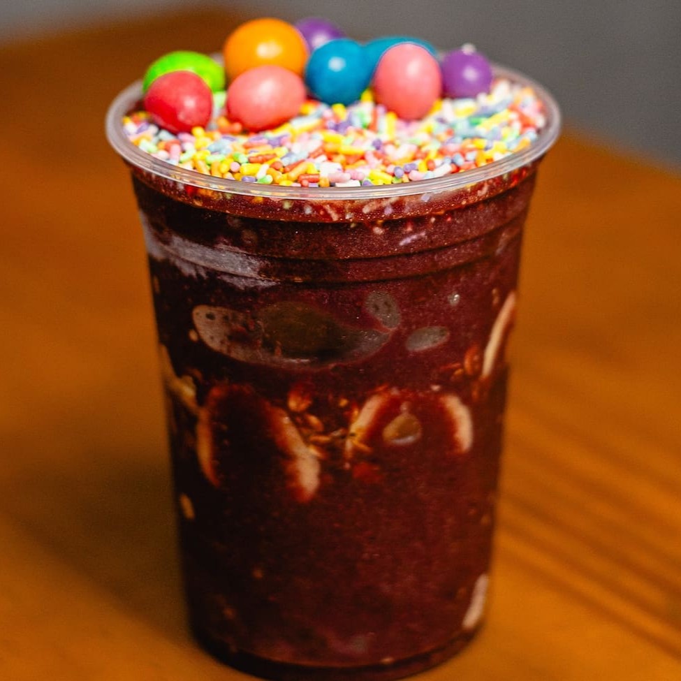 Açaí batido exclusivo do Marujo, peça do seu jeito.