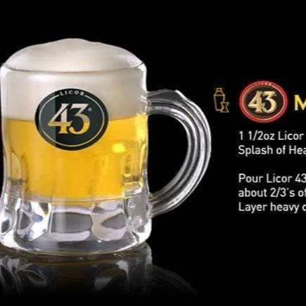 Mini canequinha de vidro licor 43