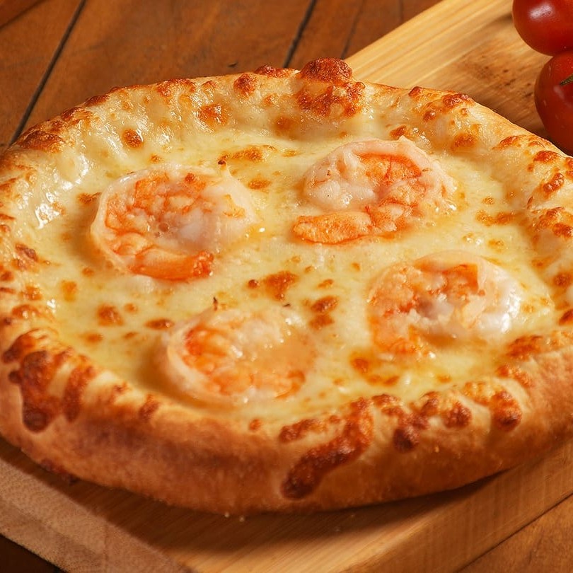 Muçarela, Camarão Ao Alho E Oleo