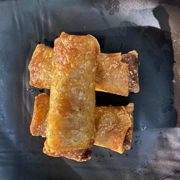 Mini Rolinho primavera (harumaki) de doce de leite. 3 unidades