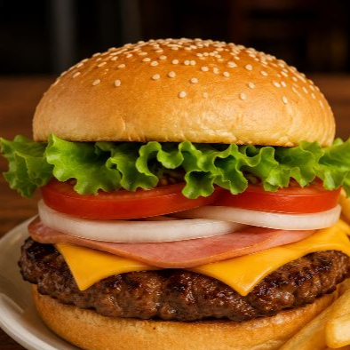 Hamburguesas sencillas sin papas