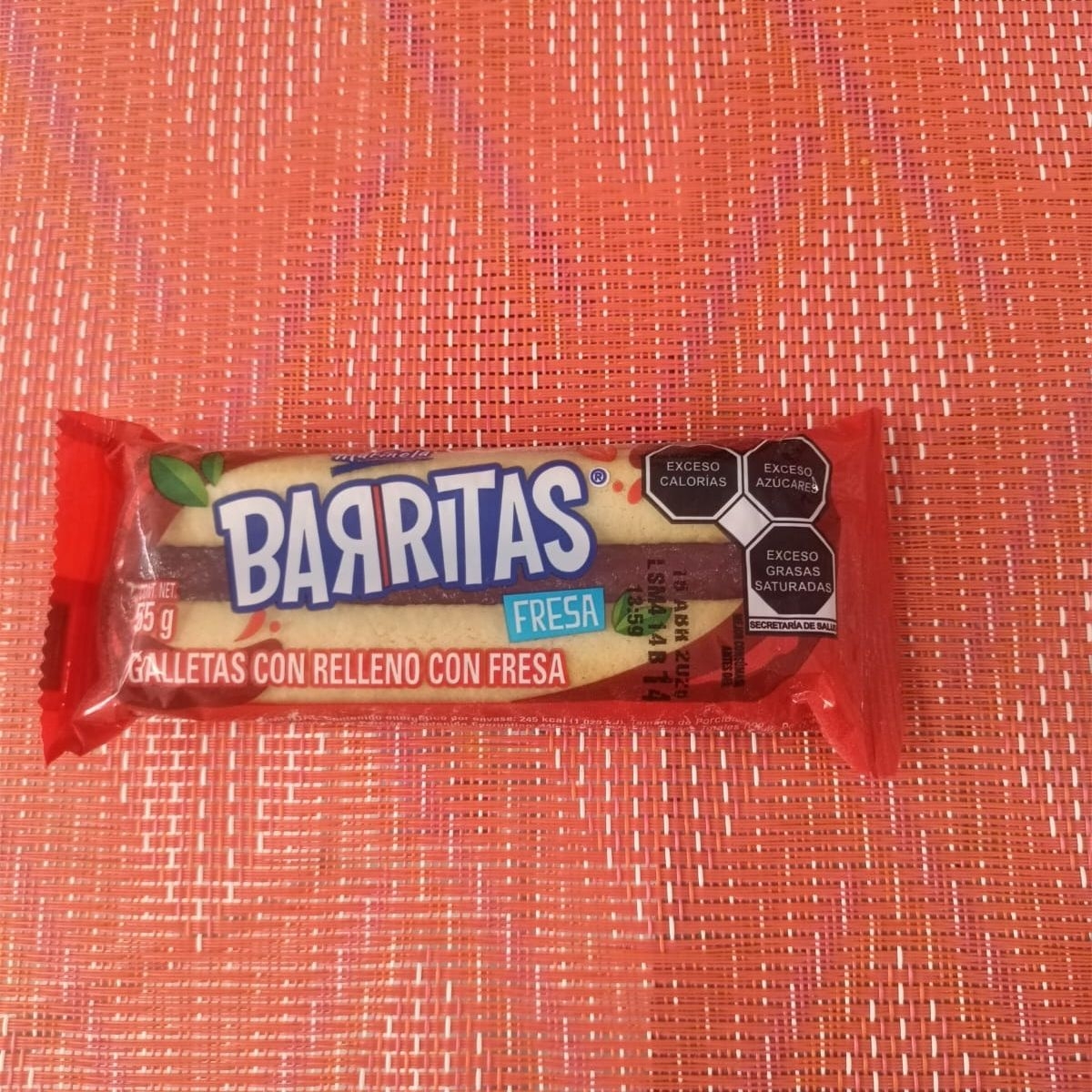 Barritas Fresa