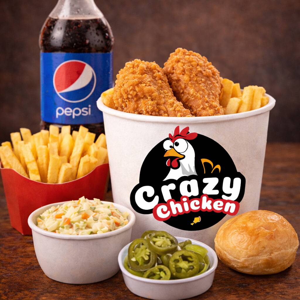 Pollo Frito/Papas/ Ensalada/Refrecos/Panecitos/Jal