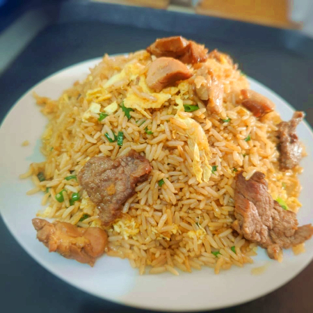 Chaufa Mixto de Pollo y Carne