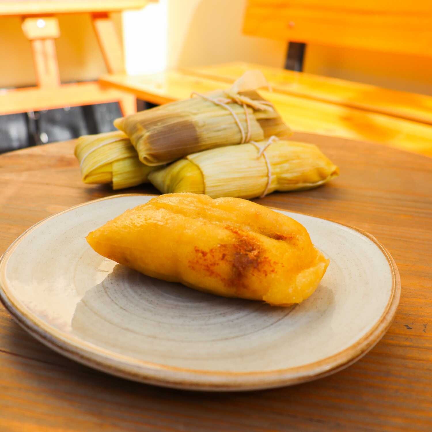 Humita de Yuca con Manjar