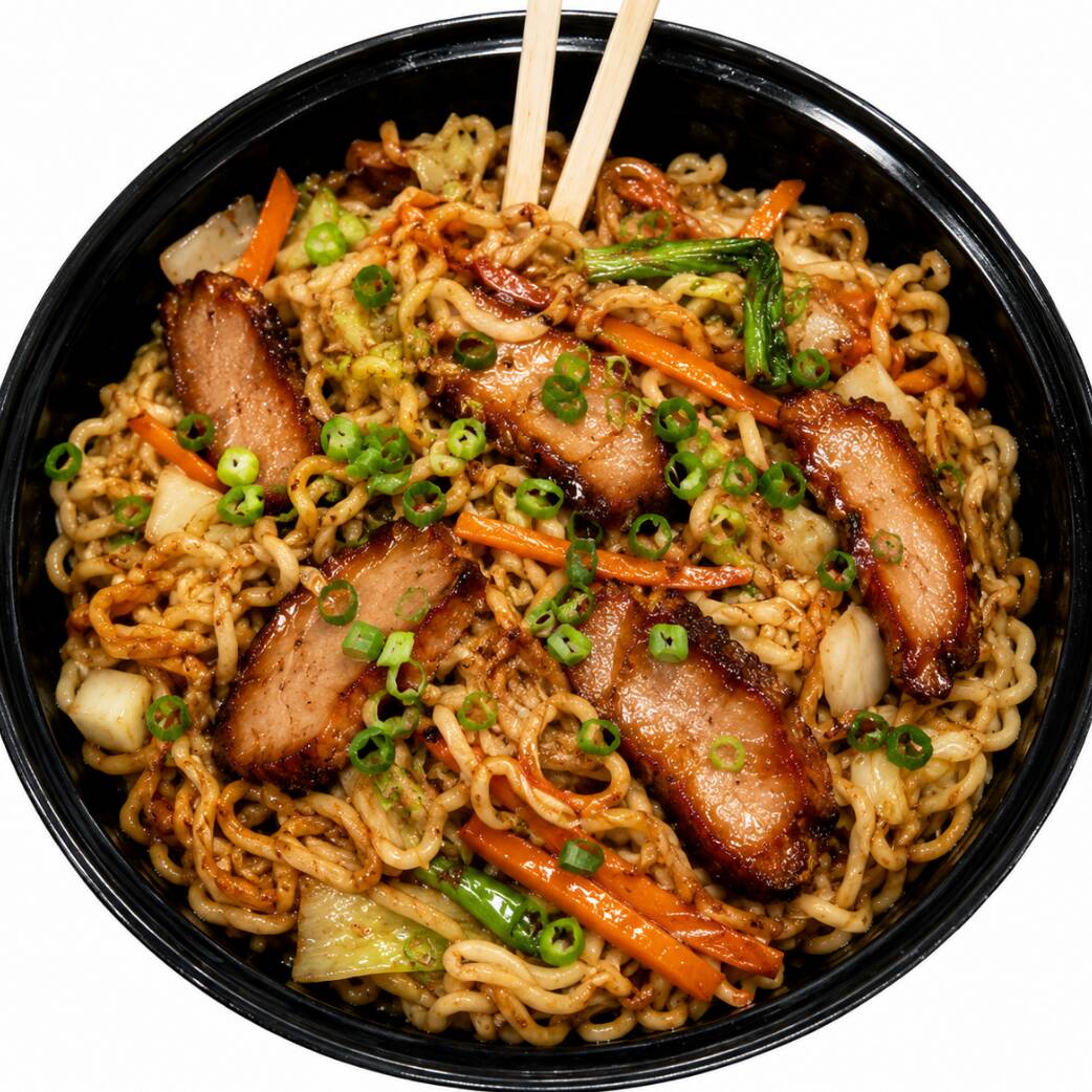 Ramen Salteado de Char Siu