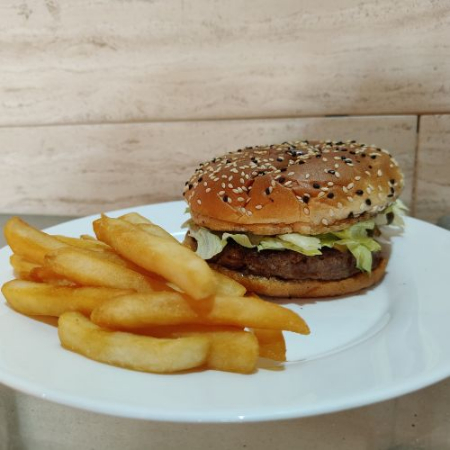 Hamburguesa con Papas
