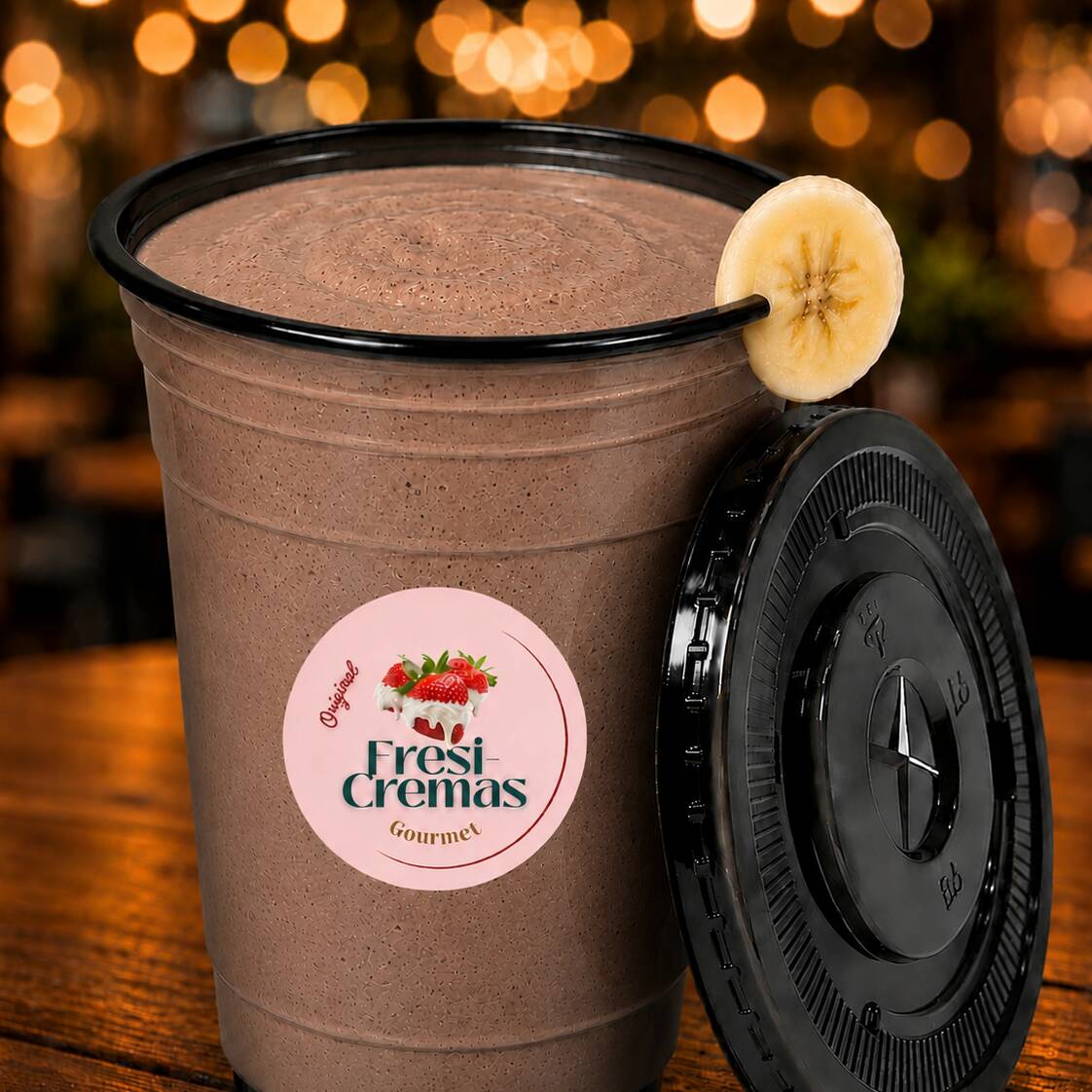 Licuado de Chocolate con Plátano