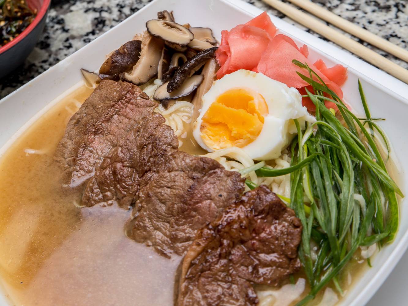 Ramen con Rib Eye