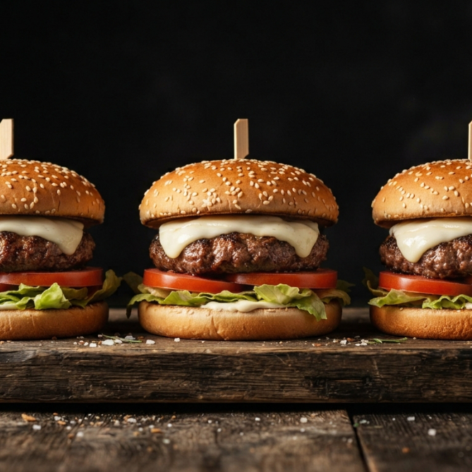 3 Hamburguesas Clasicas