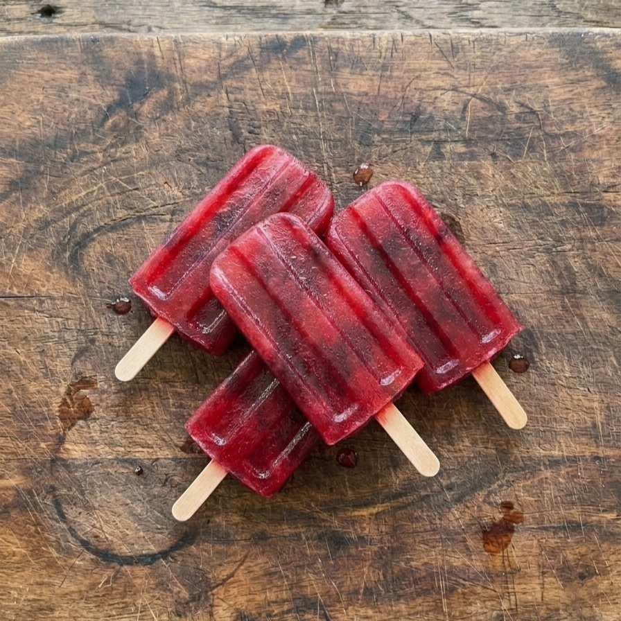 Paleta de Jamaica (agua).