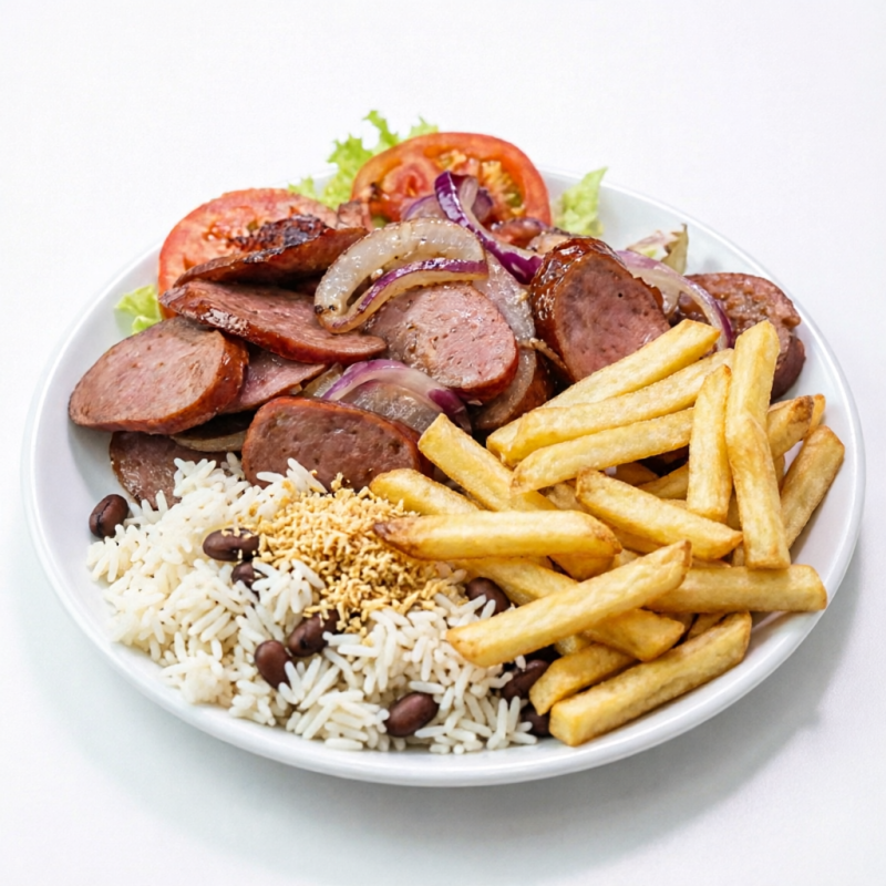 ARROZ, FEIJÃO E FAROFA
