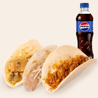Combo 3 Tacos + Refresco