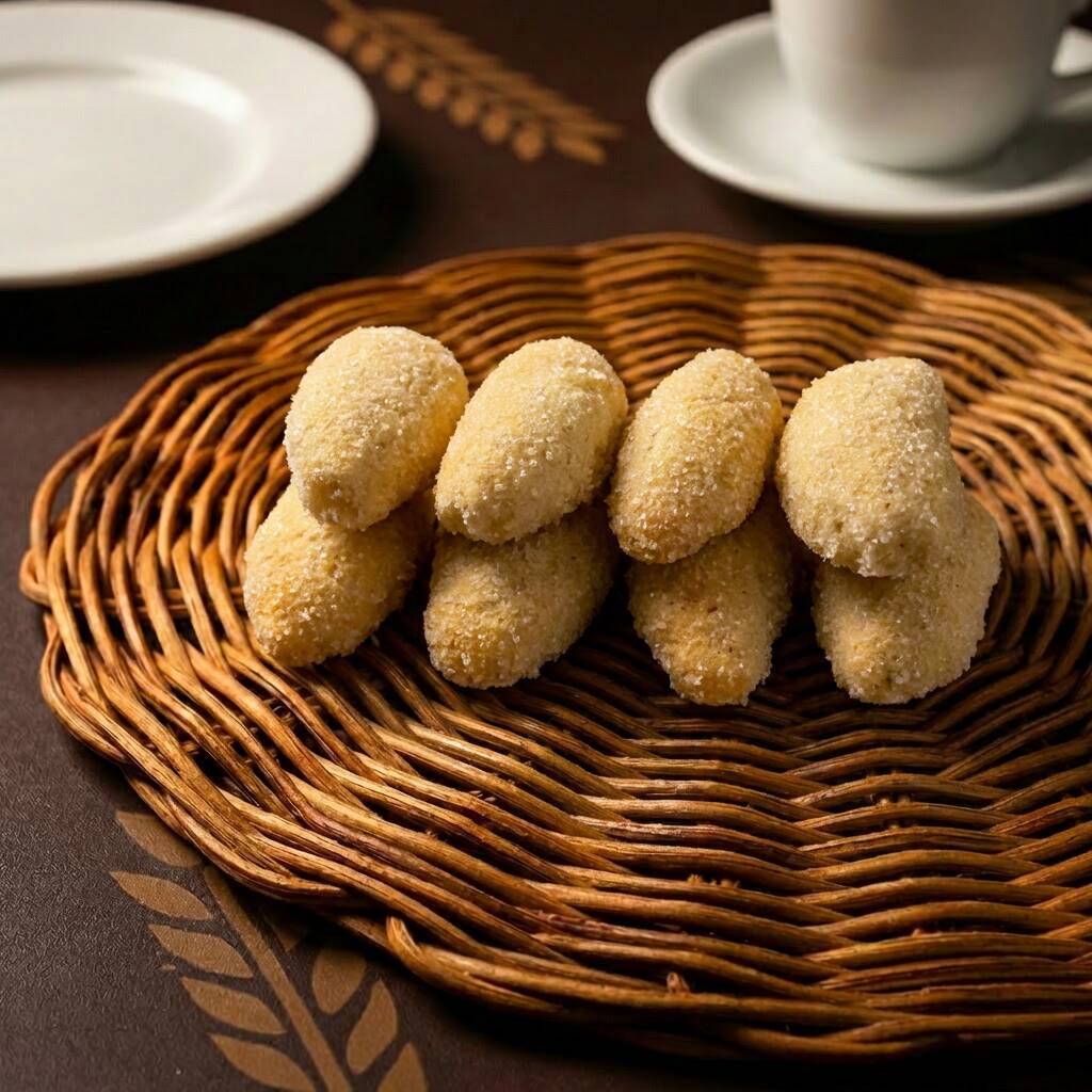 Tradicional e cheio de sabor caseiro! Feito com nata fresca e manteiga de verdade, nosso biscoito é leve, macio e levemente adocicado, derretendo na boca a cada mordida. Perfeito para acompanhar o café, o chá ou aquele momento de pausa no dia. ☕✨