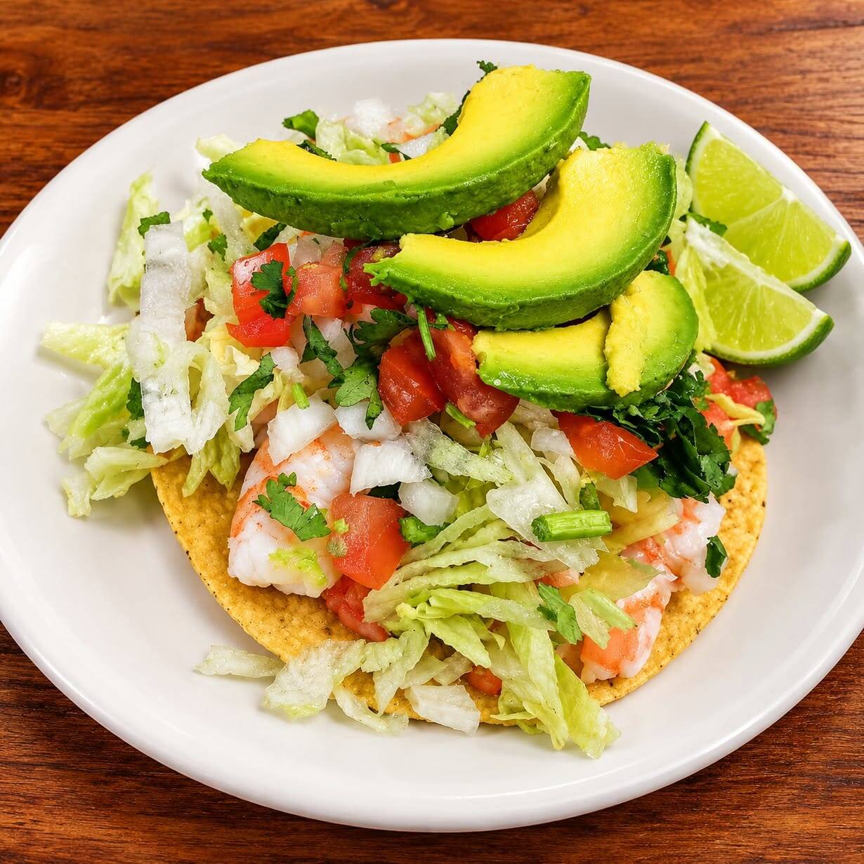 Tostada de Camarón