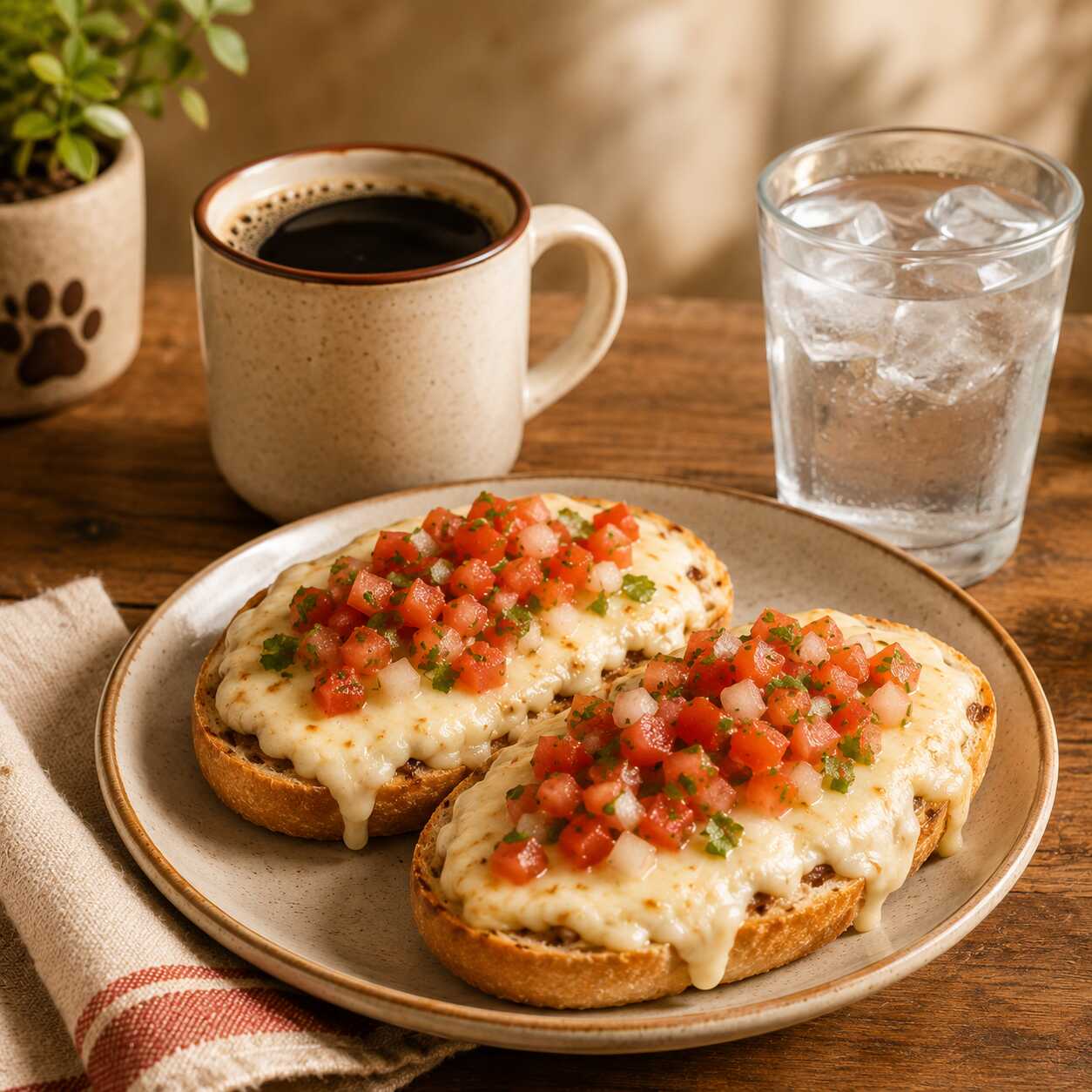 Molletes Ronroneo (Bebida gratis)