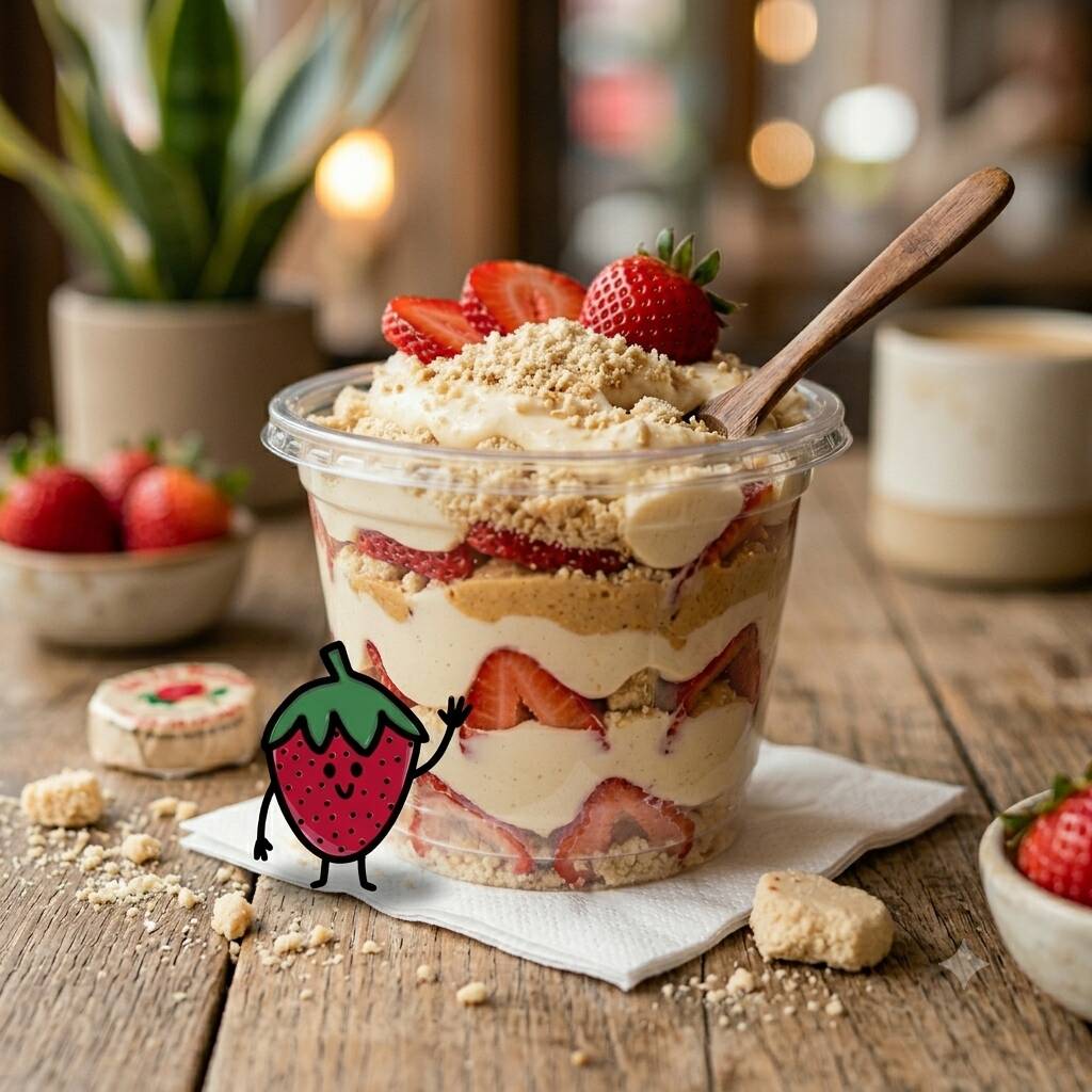Fresas/Crema Mazapan