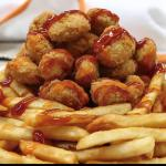 Palomitas de Pollo + Papas + Agua de Sabor
