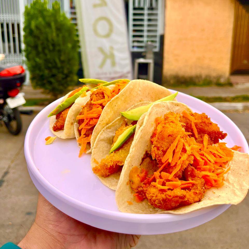 Taco de Filete de Pescado Empanizado