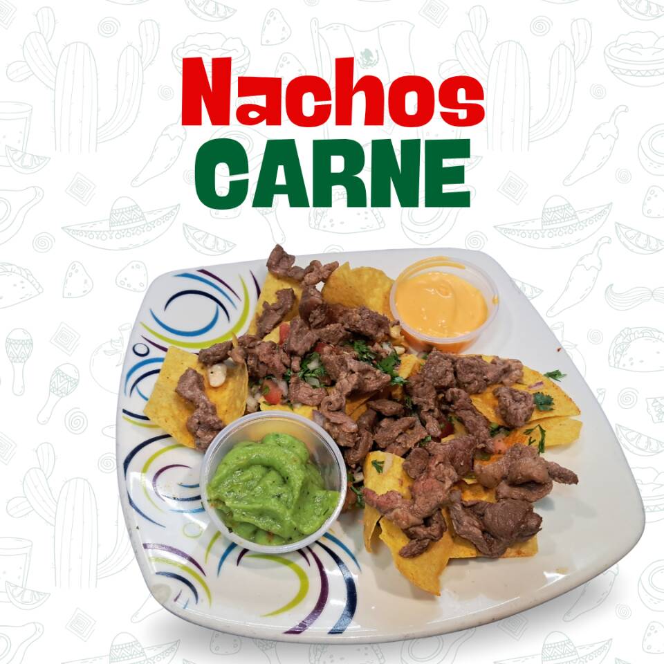 Nachos de carne
