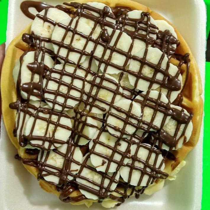 Waffle Platano-Chocolate