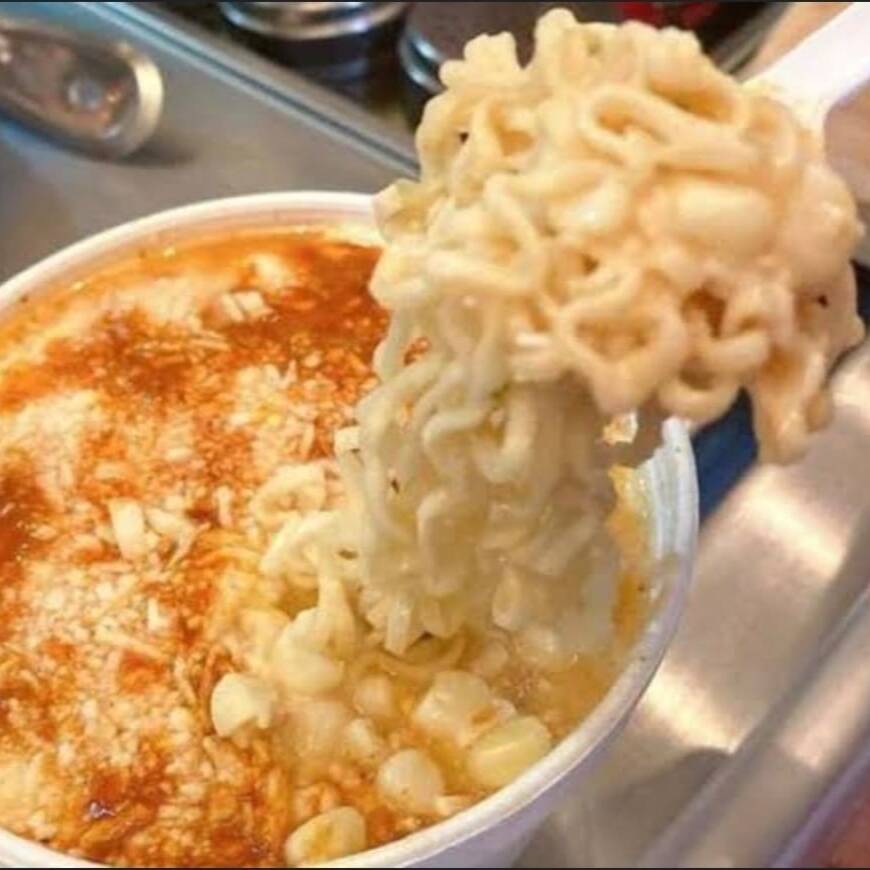 Maruchan con Elote