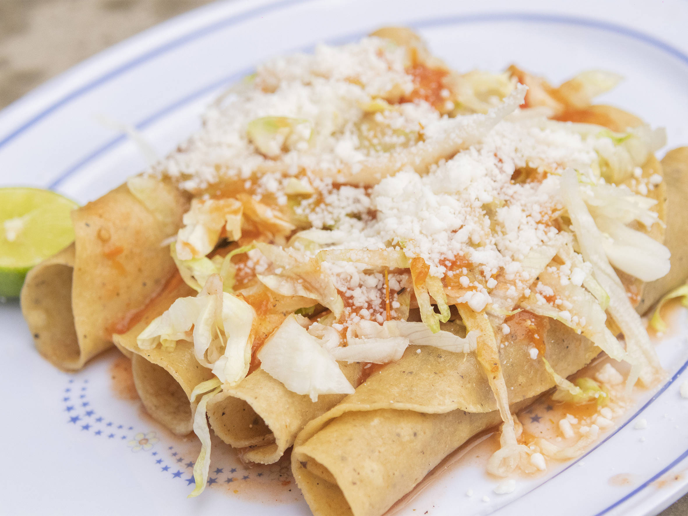 Orden de 5 Taco Dorado Sencillo
