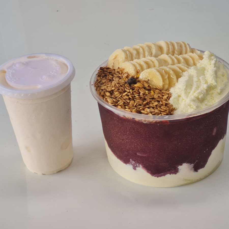 Uma explosão de delicia 1 litro de açaí + 300ml de cupuaçu (separadamente)