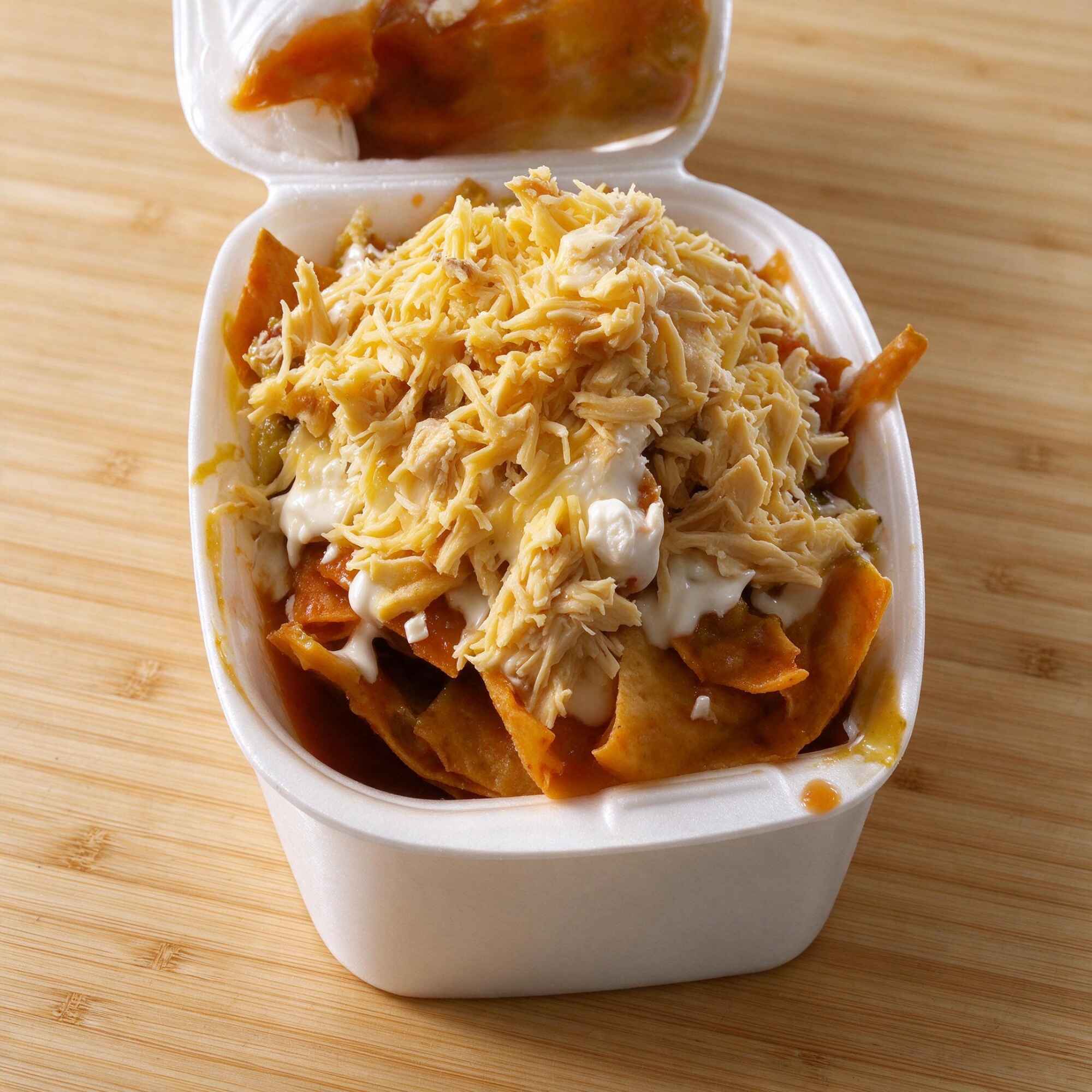 Chilaquiles verdes.(comida corrida)