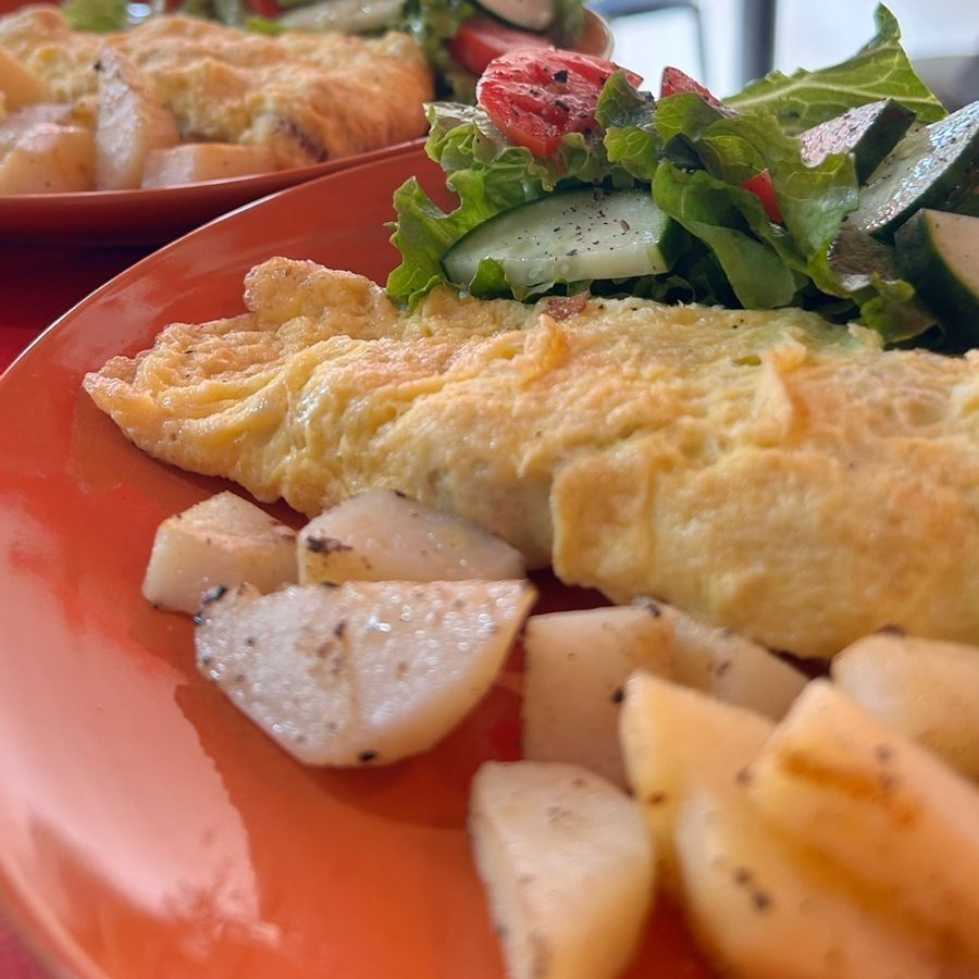 Omelet de Pechuga de Pavo con Queso