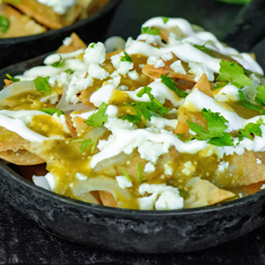 CHILAQUILES VERDES SENCILLOS