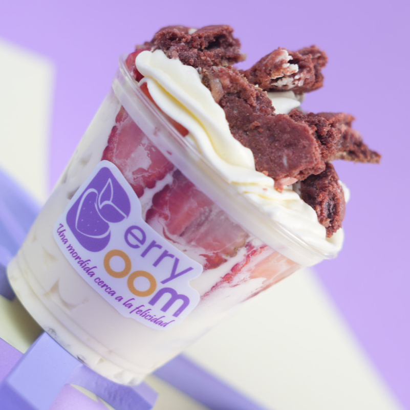 Cookie Jar de Fresas – Galleta New York & Crema